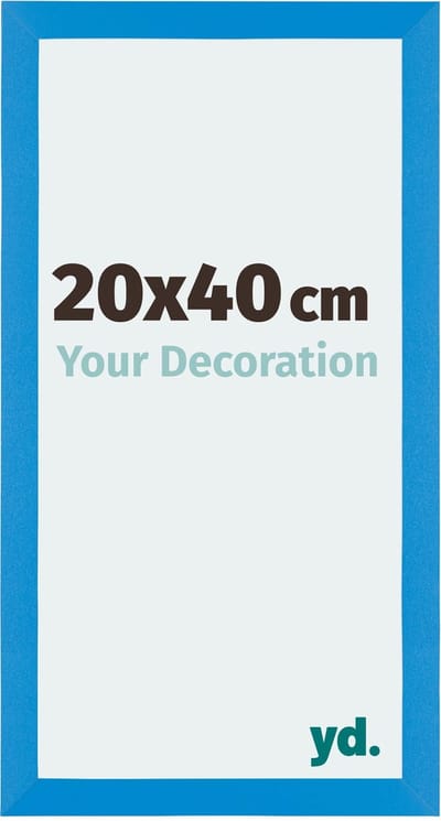 Your Decoration - Fotolijst 20x40 cm - MDF - Helder Blauw - Mura