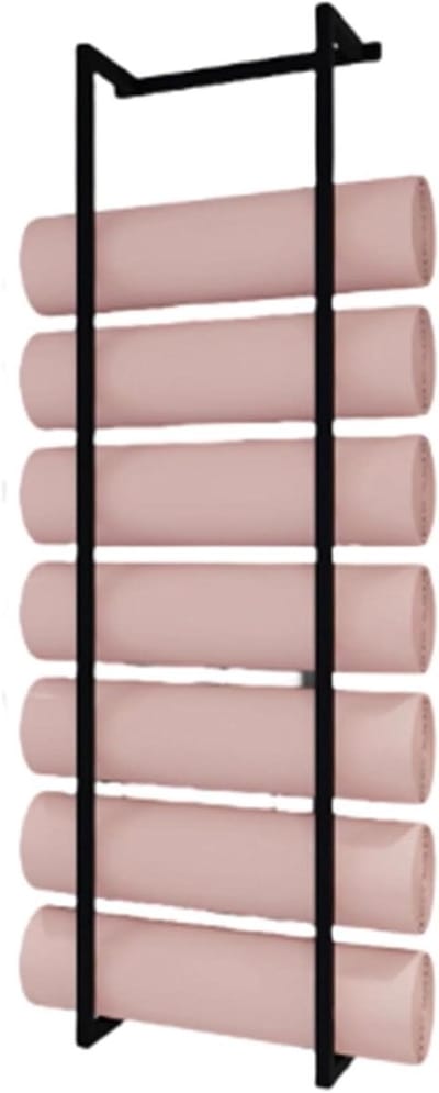 Yogamat Opbergrek - Fitness Organizer - Sportmateriaal Opbergen - Ruimtebesparend Ontwerp - 126 cm Lengte - Zwart