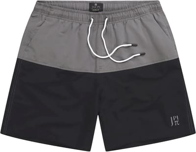 JAY-PI - Heren - Zwemshorts beachwear elastische tailleband - Zwart - Maat L