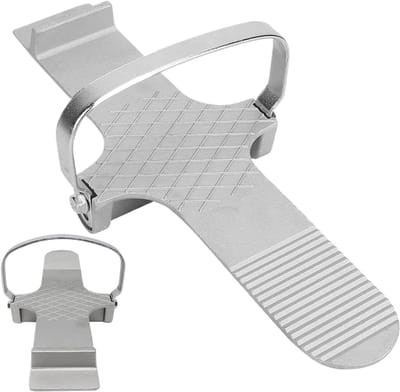 Gipsplaat Lift - Paneeldrager Hulpmiddel - Wandmontage Werkzaamheden - Zware Stabiliteit - 30 x 10 x 2 cm - Zilver