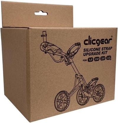 Clicgear Silicone Strap Uprade Kit - Zwart