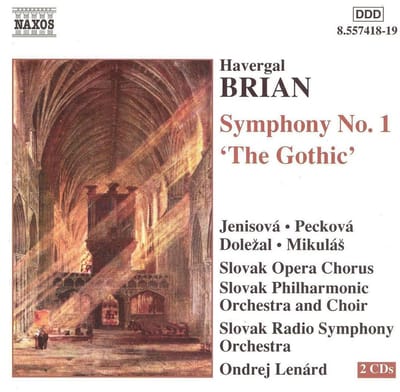 Slovak Royal Symphony Orchestra - Brian: Symphony No. 1 Gothic (2 CD)