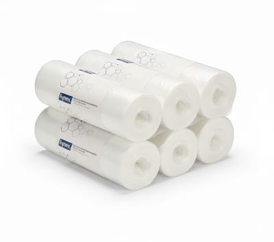 Hynex Vuilniszak 20 liter - 300 stuks - Afvalzakken - Vuilzakken - Pedaalemmerzakken - Gerecycled HDPE - 45x50cm - Set van 6 x 50 stuks - Transparant