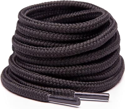 Famanu – Ronde Heavy-Duty Schoenveters, Extra Sterk, Voor Laarzen, Werkschoenen en Wandelschoenen