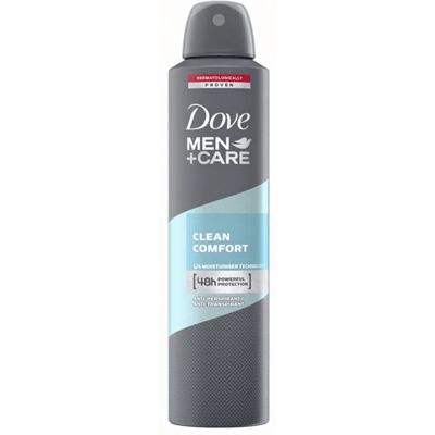 Dove - Deodorant - Men Care Clean Comfort - Comfort en verzorging - 48 uur bescherming - 250 ml