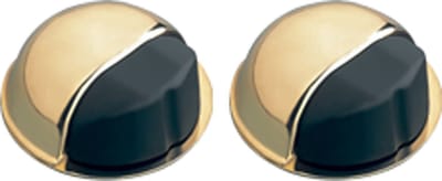 AMIG Deurstopper/deurbuffer - 2x - D50mm - zelfklevend - goud