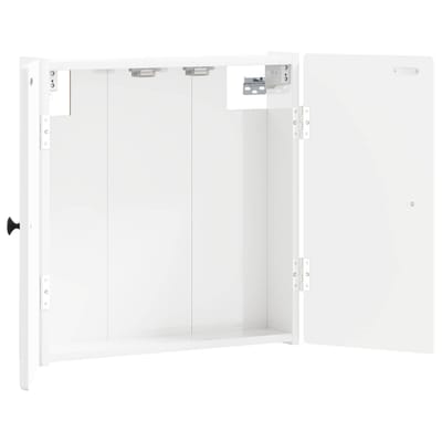 vidaXL - Dartbord - Kabinet - BREDA - Hoogglans - Wit - 52,5 - x - 10,5 - x - 53,5 - cm