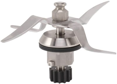 Dailygoods- Mengbeker 4-Blads Ontwerp - Vervangende Mes Set - Roestvrij Staal/Nylon - 12 Tanden - Geschikt voor 1.0 Mixer - Duurzaam Materiaal - Blendermes