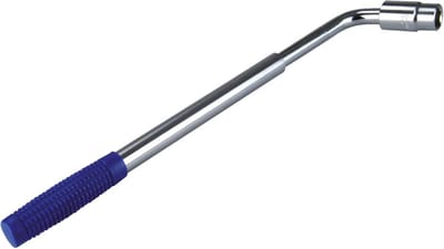 Telescopische Wielmoersleutel met Antislip Handgreep - Uittrekbaar tot 53 cm, Inclusief 17 mm & 19 mm Wisseldopsleutel