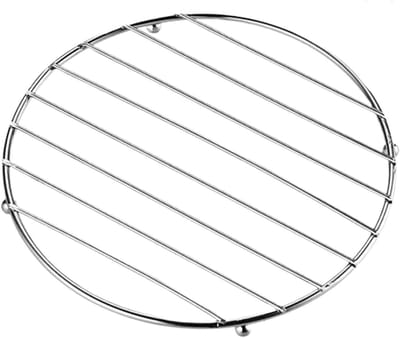 Stoomrek Onderzetter - Hete panhouder - Keukenbescherming - Roestvrij staal - 19 x 35 x 19 mm - Meerkleurig