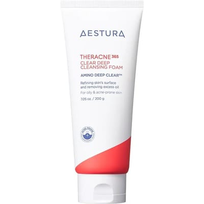 Aestura Theracne365 Mousse Nettoyante Profonde Claire 200g 1 pièce white