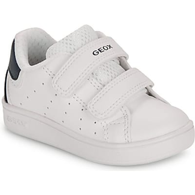 GEOX ECLYPER PEUTER Sneakers - WIT/NAVY BLAUW - Maat 26