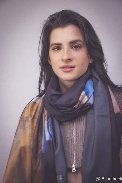 Bijoutheek Sjaal (Fashion) Meisje met de Parel Vermeer Print