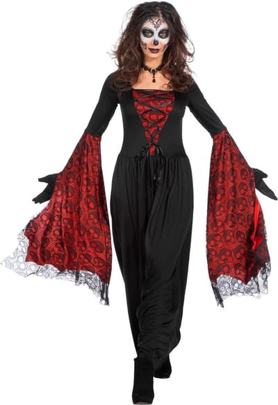 Vleermuisjurk Cruella De Los Muertos Vrouw
