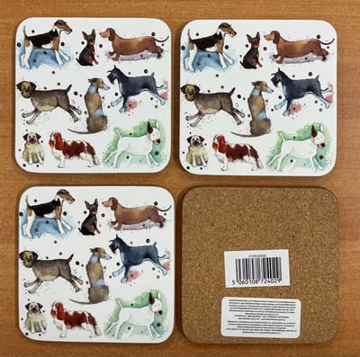 Alex Clark Onderzetters DOGS ~ HONDEN