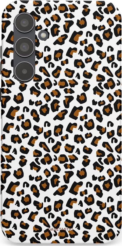 Casetastic Hoesje Geschikt voor Samsung A55 - Stijlvolle Beschermende Duo-layer Case - Panter abstractie