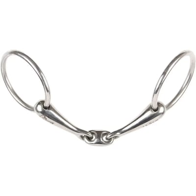 2-rings bit voor paarden met dubbele pauze Harry's Horse 16 mm