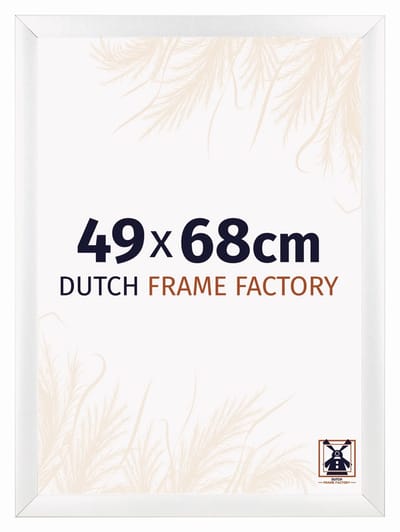 Fotolijst 49x68 cm - MDF - Wit Mat - Praag