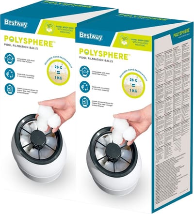 Bestway Flowclear Filtratieballen voor Zandfilters - Licht en Efficiënt - Vervangt 36 kg Zand