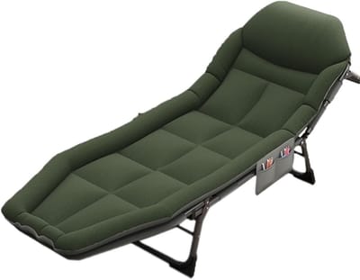 Opklapbed - Fauteuilbed Campingbed - Kantoordutje Thuis - Geen Installatie Nodig - 200x64x32cm - Effend