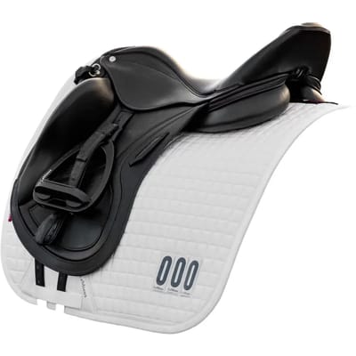Lemieux Zadeldek Lemieux Cotton Competition Dressage Square Wit
