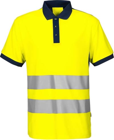 ProJob 6008 SIGNALISATIEPOLO EN ISO 20471 KLASSE 2 646008 - Geel/Marine - XS