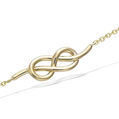 CHIVAL 18K Vergulde Armband – Infinity Knot – Teken, Symbool, Verbondenheid, Hypoallergeen, Luxe, Oneindige Liefde, Cadeau voor haar, Sieraden, Liefde, Geschenkverpakking