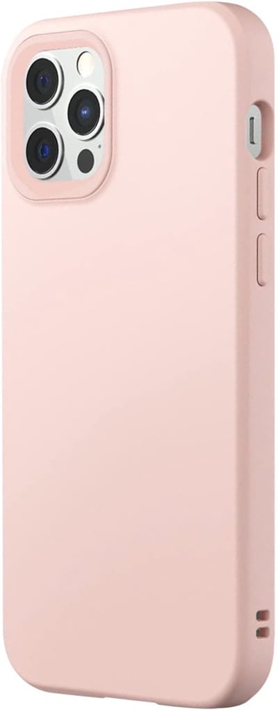 Rhinoshield, Hoesje Geschikt voor Apple iPhone 12 / 12 Pro Serie SolidSuit Ultra Sterk, Roze