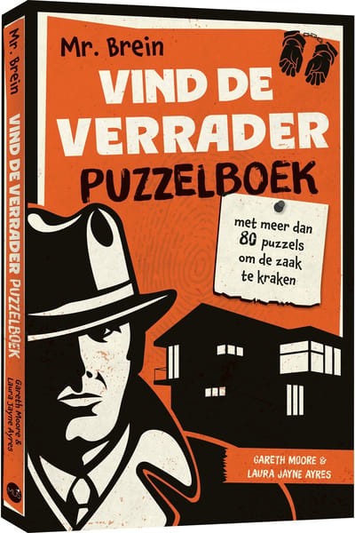 Mr. Brein - Vind de verrader puzzelboek Educatieve boeken (spelletjes en raadsels)