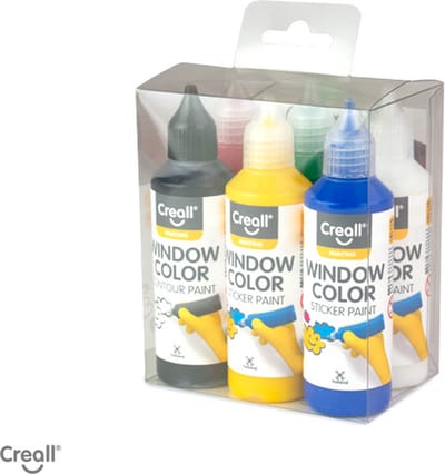 Creall window colour starterset 6 x 80 ml