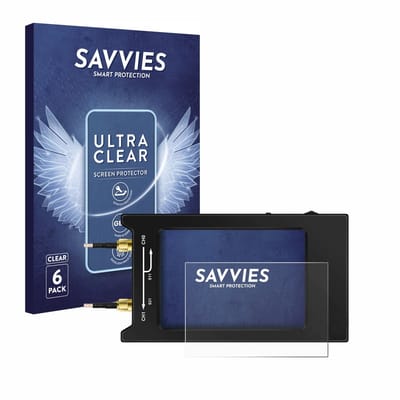 Savvies - Screenprotector voor NanoVNA H4 - Folie Beschermfolie transparant 6 Stuks