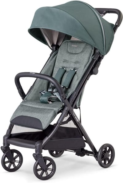 Kinderwagen - Lichtgewicht buggy - Reizen met baby - Handbagage formaat - Tot 22 kg - Grijs
