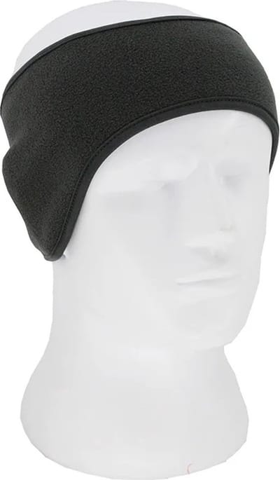 Without Lemon - Winter Polar Fleece Kinder Hoofdband - Kinderen - Unisex - Headband - Winter - Outdoor - Wandelen - Hardlopen - Fietsen - Skiën - Vakantie - Warm - Donkergrijs