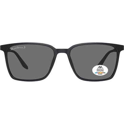 Montana Square Unisex Mat Zwart Rook Gepolariseerd MP186