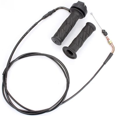 Bromfiets Scooter Fiets Gashendel Draai Stuur Grip Kabel voor GY6 125cc-150cc ATV