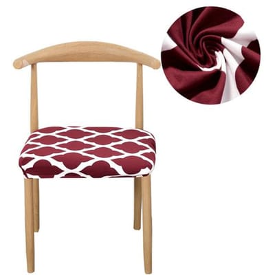 Rekbare Stoelzithoezen Voor Eetkamer ,Elastische Eetkamerstoel Zitbeschermer Hoes Afneembare Wasbare Stoelhoezen 1 piece brown