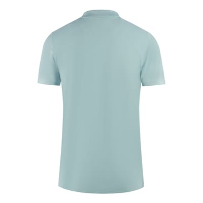 Aquascutum Boxed Logo Light Blue Polo Shirt