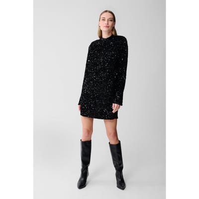 Shoeby La-sbcleo Dress Black Größe: XS | Minikleider Outlet | Damen | Schwarz