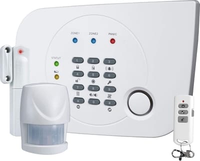 Alarminstallatie - Beveiligingssysteem Huis - Woningbeveiliging - Geïntegreerd Telefoonkiezer - 1.8 kg - Zwart