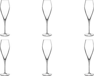 Luigi Bormioli Atelier Champagneglas Groot - 270 ml - 6 stuks