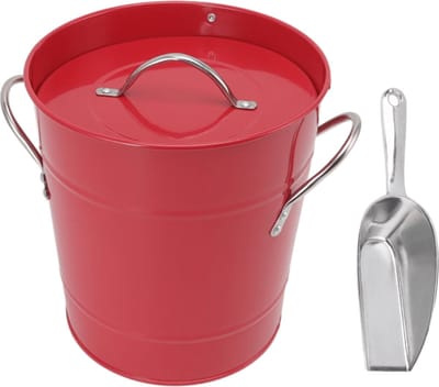 Livano Champagnekoeler - Drankkoeler - Champagne Bowl - Champagneschaal - Drankemmer - Champagne Emmer - Rood
