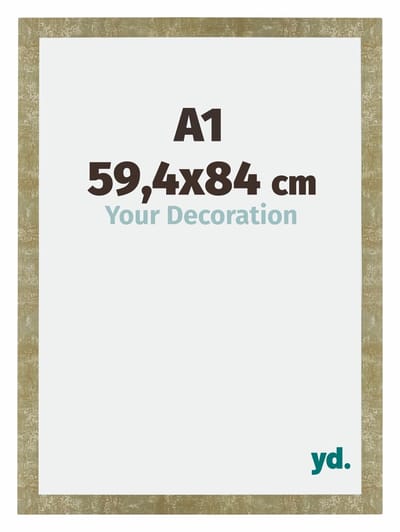 Your Decoration - Puzzellijst 59,4x84 cm - Goud Antiek - Puzzellijst 1500-2000 stukjes - MDF Fotolijst - Mura