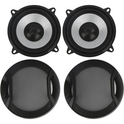 2PCS Haut-parleur Tweeter Audio de Voiture 89dB Son Plus Fort Noir 4 Ohms pour Système Sonore gray