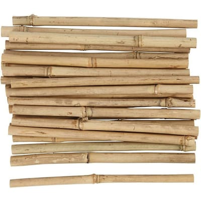Creativ Company bamboe stokken knutselmateriaal 30 stuks decoratie.