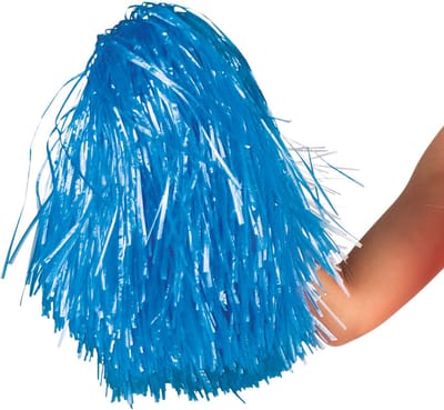 Boland - Pompom deluxe blauw Blauw - Volwassenen - Vrouwen - Cheerleader - Sport