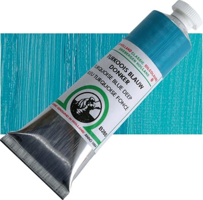 Oil paint Old Holland 40ml – 265 Turquoise Blue Deep