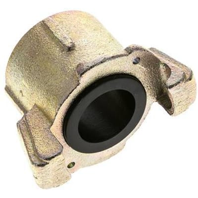 Zandstraalkoppeling 1 1/2'' Binnendraad Smeedbaar Gietijzer Koppeling Lengte 62 mm