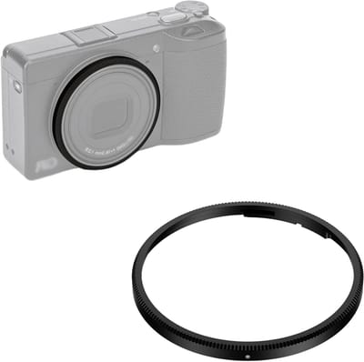 Metalen lensring - Decoratieve ring - Camera bescherming - Lichtgewicht aluminium - 553 mm - Zwart