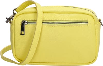 Charm London Anna Crossbody Schoudertas Premium Leatherlook - Leren Dames Tas - Zacht geel