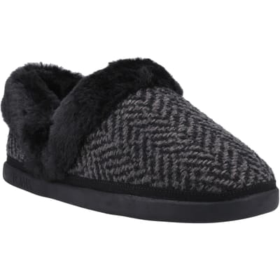 TOMS Oslo Polyester Dames Zwarte Slippers